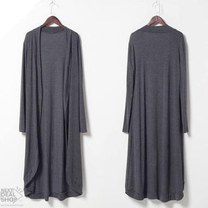 Cárdigan de Punto Largo para Mujer (Estilo Duster)